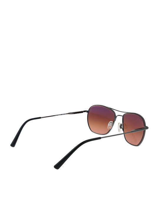 Serengeti Lunger Unisex Γυαλιά Ηλίου με Γκρι Μεταλλικό Σκελετό και Καφέ Ντεγκραντέ Φακό SS545003