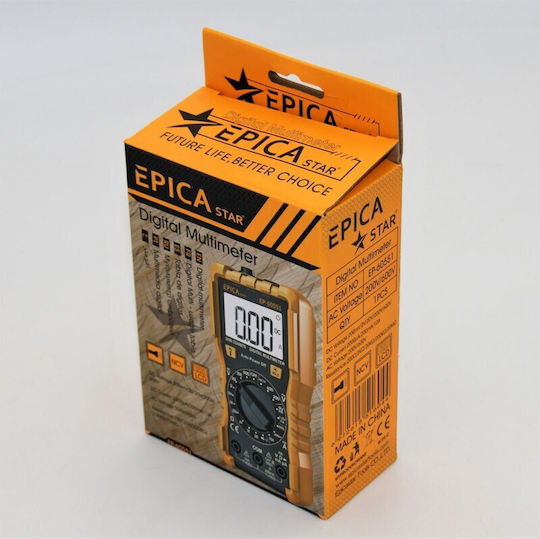 Epica Star Ψηφιακό Πολύμετρο με Μέτρηση AC / DC EP-60551