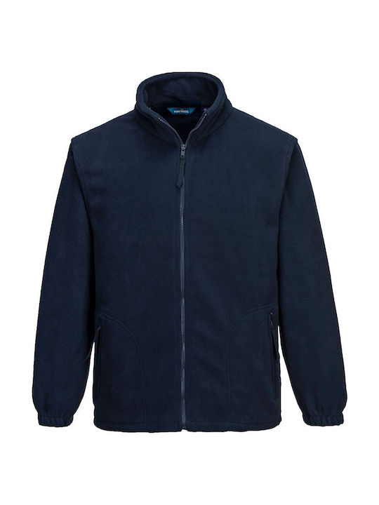 Portwest Männer Arbeitshemden und T-Shirts Navyblau Fleece