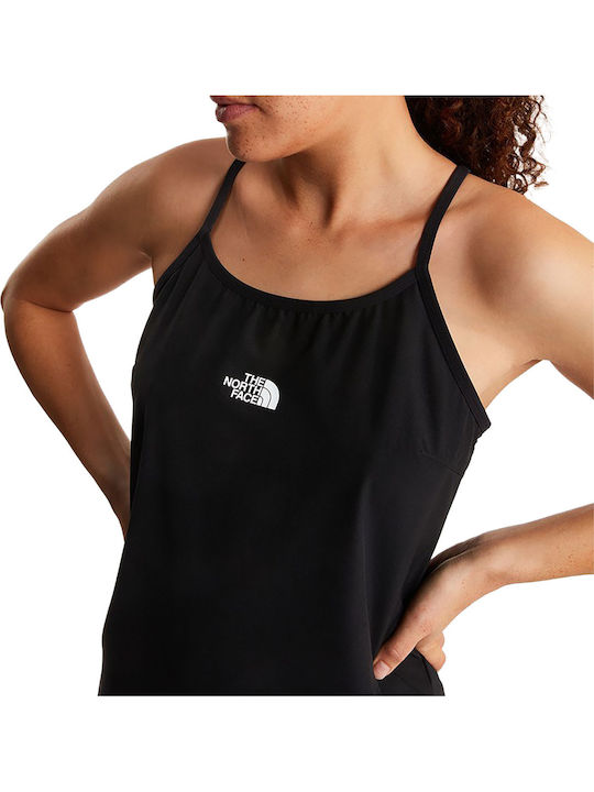 Summer Mini Athletic Sleeveless Dress Black