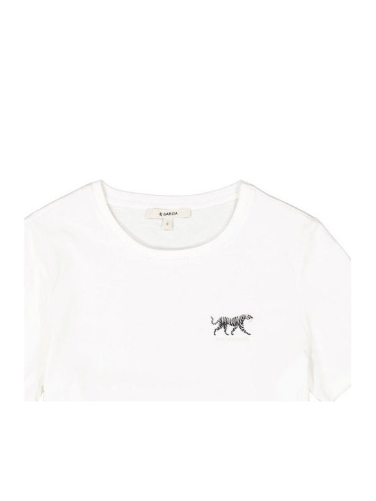 Damen T-Shirt Weiß