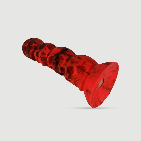 Realistischer Vibrator mit Fernbedienung Rot