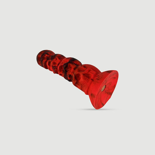 Realistischer Vibrator mit Fernbedienung Rot
