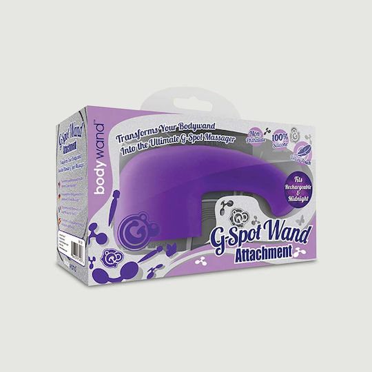 Bodywand G-spot Wand Silicone Attachment Κεφαλή για Δονητή Purple