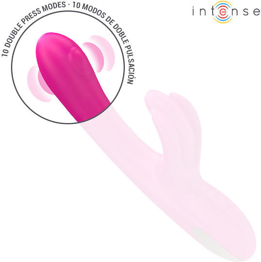 Intense Britney Vibrator Rabbit with Remote Control 23cm Pink