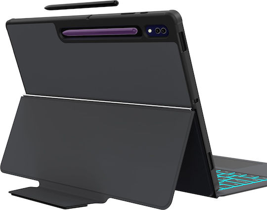 Keyboard Case Galaxy Tab S9/S8 Ultra 14.6" Roofei Qwertz Backlit Touchpad