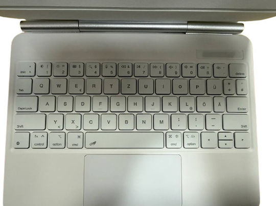 Husă Tastatură Ipad Air 11 Pro 11 Magic Qwertz Albă