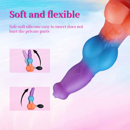 Realistisches Dildo mit Hoden und Saugnapf