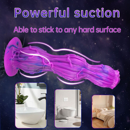 Realistic Dildo With Suction Cup Pink 23.5cm