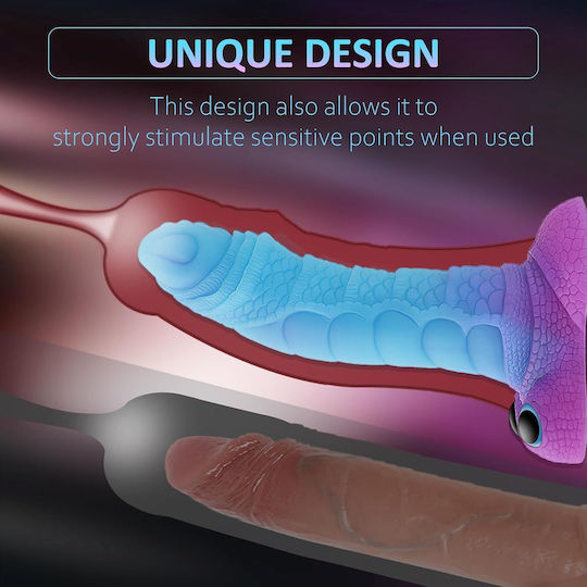 Realistic Dildo with Scrotum and Suction Cup Flesh