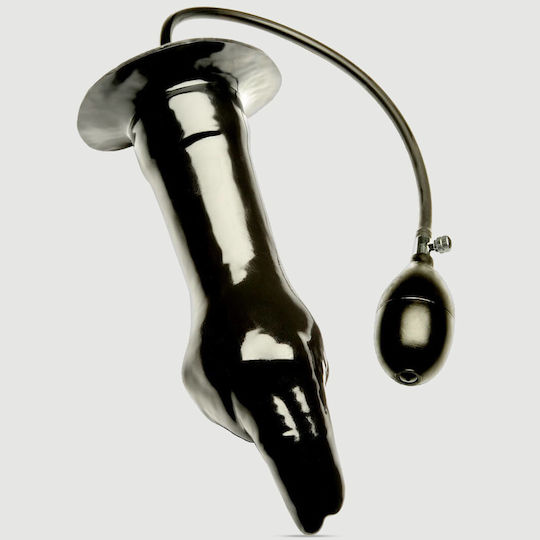Χέρι Fisting Φουσκώνει Inflatable Dildo Hand Fist 22 X 7 Cm Μαύρο