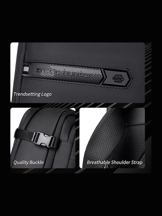Arctic Hunter Backpack for Laptop 15.6" in Black Colour B00866-BK
