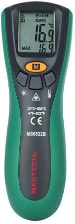 Mastech MS6522B Infrared Thermometer -20°C to 500°C MS6522B