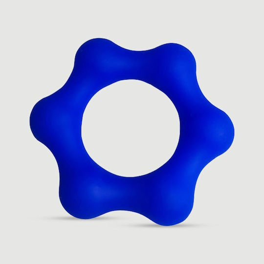 Δαχτυλίδι Πέους Εύκαμπτη Σιλικόνη Shuriken Liquid Silicone Flexible Cock Ring 45 Cm Μπλε