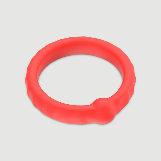 Σετ 4 Δαχτυλίδια Πέους Σιλικόνης 4 Ringer Soft Silicone Cock Ring Set Κόκκινο