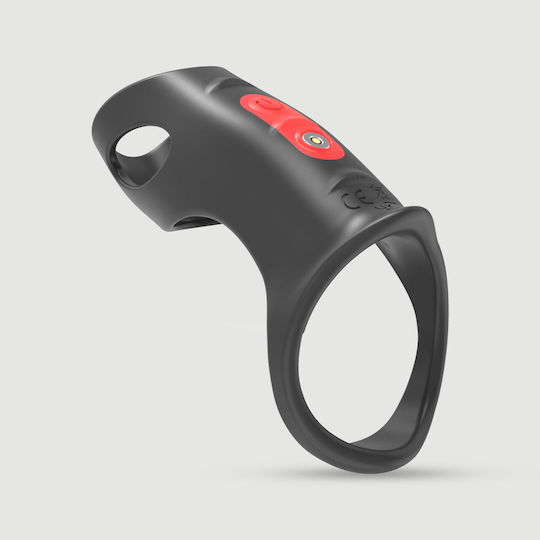 Husă Vibrantă Pentru Penis Din Silicon Inel Pentru Testicule Skull Cat Silicon Moale Vibrant Inele Pentru Penis Negru