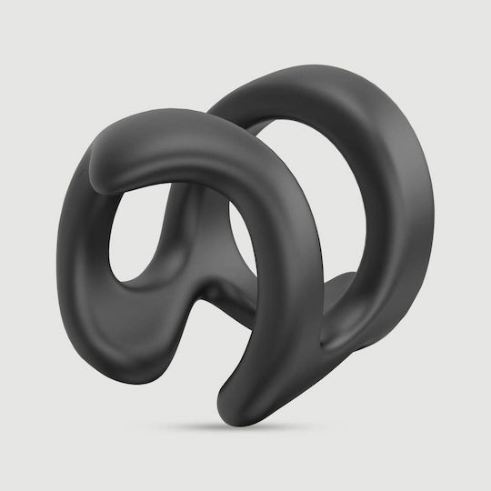 Δαχτυλίδι Πέους Σιλικόνης Σχήμα U Shaped Soft Silicone Cock Ring Μαύρο