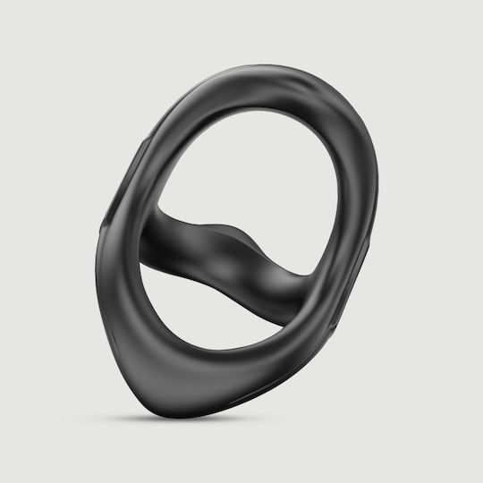 Τριπλό Δαχτυλίδι Πέους Σιλικόνης Triple Erector Hurricane Soft Silicone Cock Ring Μαύρο