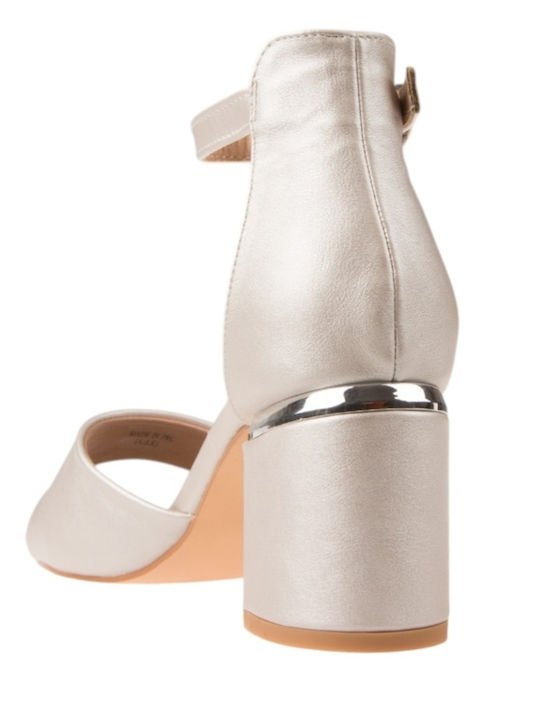 Damen Sandalen Silber