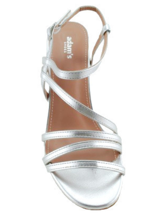 Damen Sandalen Silber