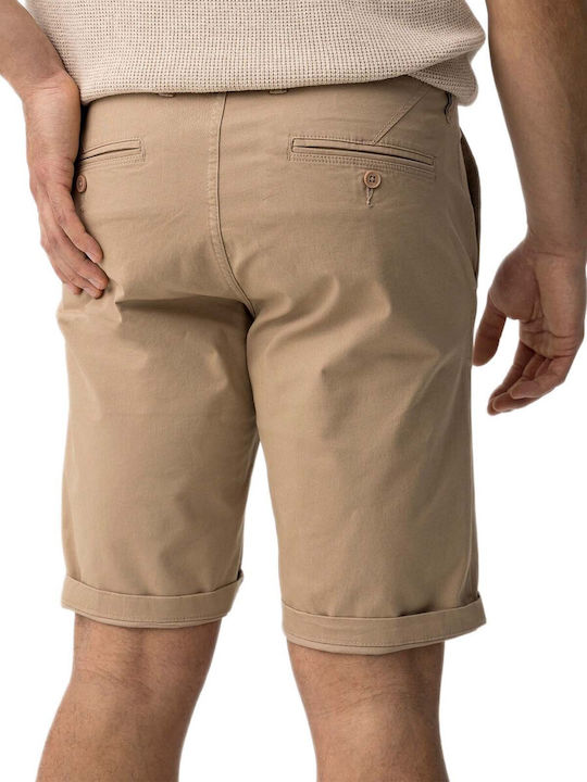 Tiffosi Pantaloni Scurți Bărbați Chino Bej