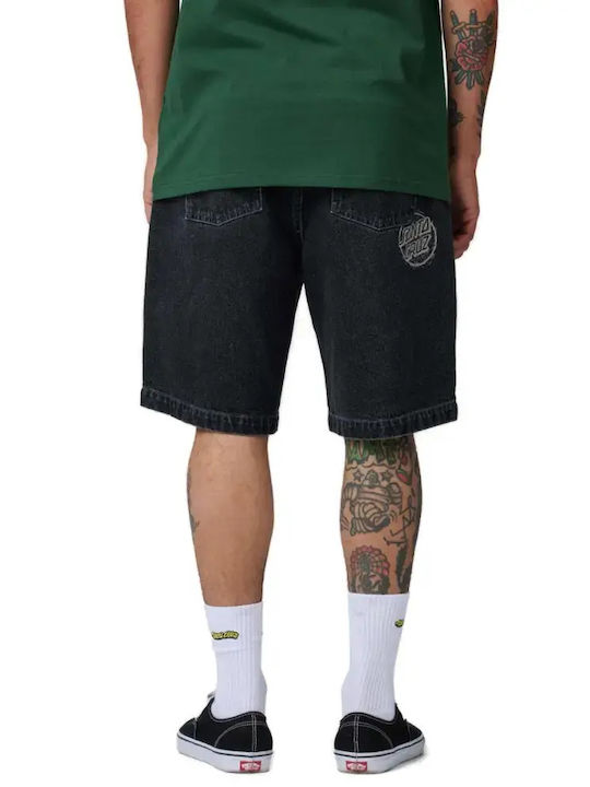 Herren Shorts Denim Schwarz