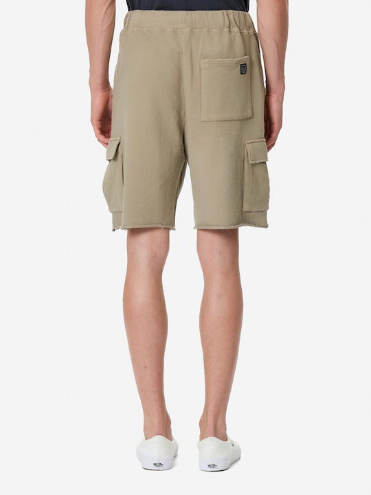 Pantaloni Scurți Bărbați Cargo Taupe Bej
