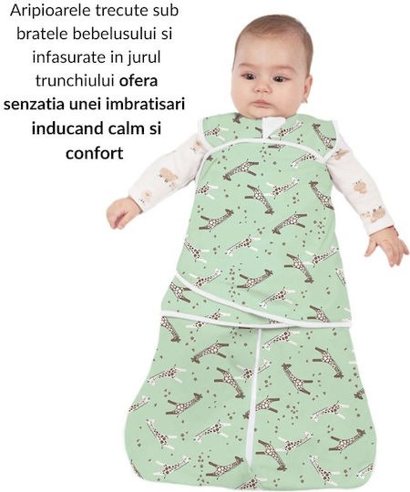 Kidizi Sommer Baby Schlafsack 0.5 Tog Grün