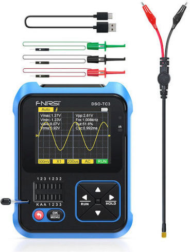 Fnirsi DSO-TC3 Heat Rate Monitor Hand Tool with Channels and 2.4" Screen