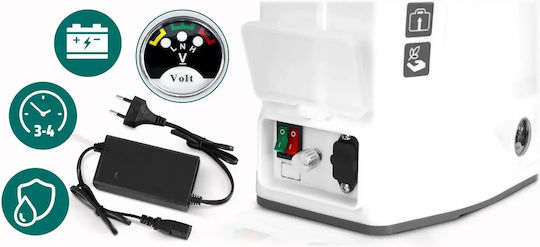 Smartic Pulverizator cu Presiune 12V cu Baterie 8Ah cu Capacitate 16l