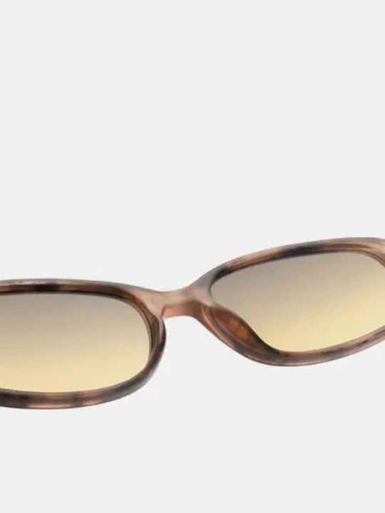 A.Kjaerbede Coquina Unisex Sonnenbrillen mit Braunen Rahmen und Braunen Gläsern KL2415-005