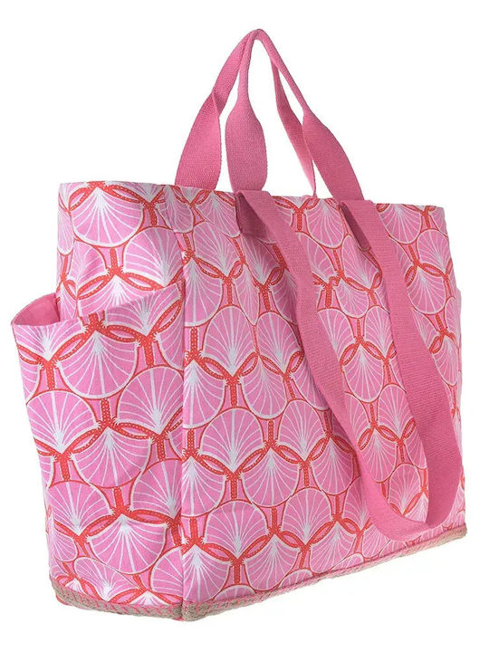 Ble Resort Collection Υφασμάτινη Τσάντα Θαλάσσης Ροζ Ble Resort Collection Υφασμάτινη Τσάντα Θαλάσσης Ροζ