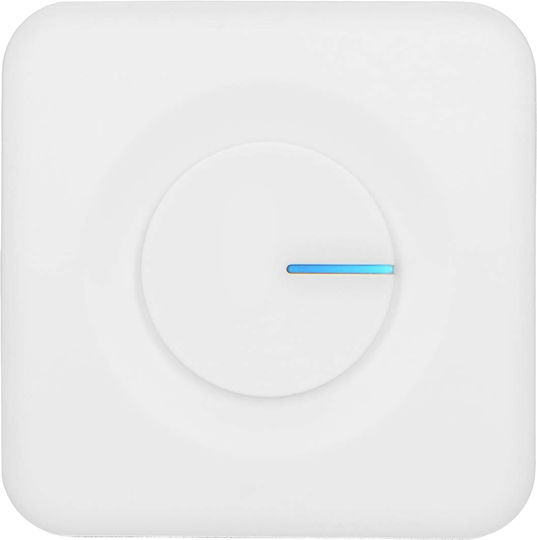 Alecto Ip44 Waterproof Kinetic Wireless Doorbell Range Up To 200 Meters White