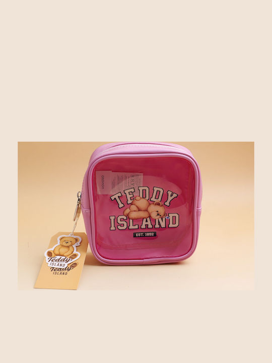 Yoyoso Kulturbeutel Teddy Island Series Quadratisch