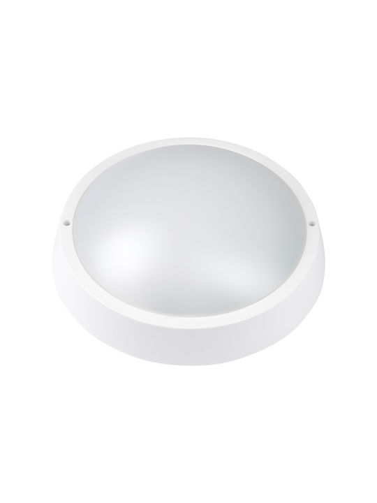 Optonica Ceiling Mount Light 28cm White with Integrated LED