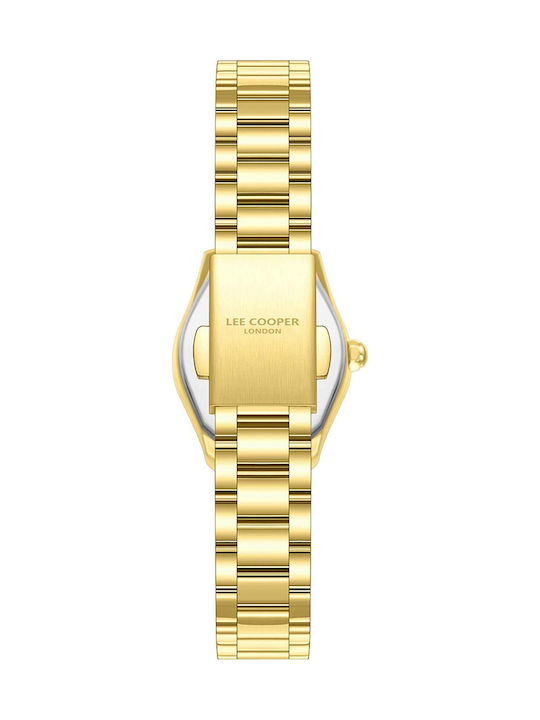 Lee Cooper Women's Watch 22mm Battery with Gold Metal Bracelet