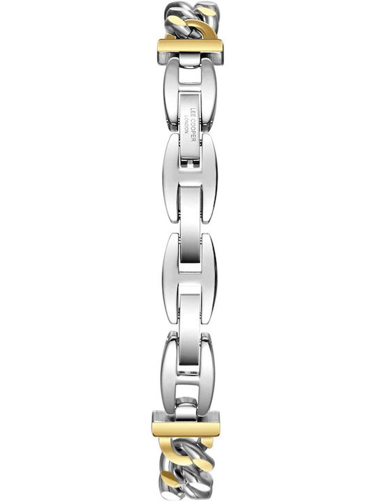 Lee Cooper Tone Womens Watch Battery with Silver Metal Bracelet