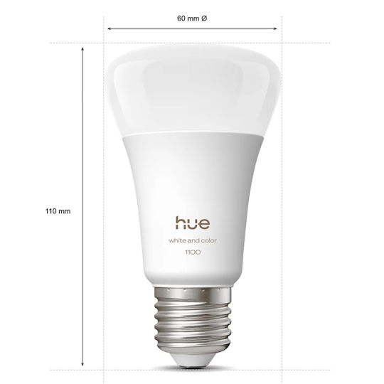 Philips Smart Λάμπα Hue Bridge Pro LED για Ντουί E27