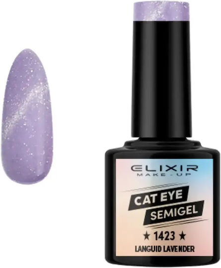 Elixir Semi Ημιμόνιμο Βερνίκι Νυχιών Languid Lavender 1423 Cat Eye 8ml
