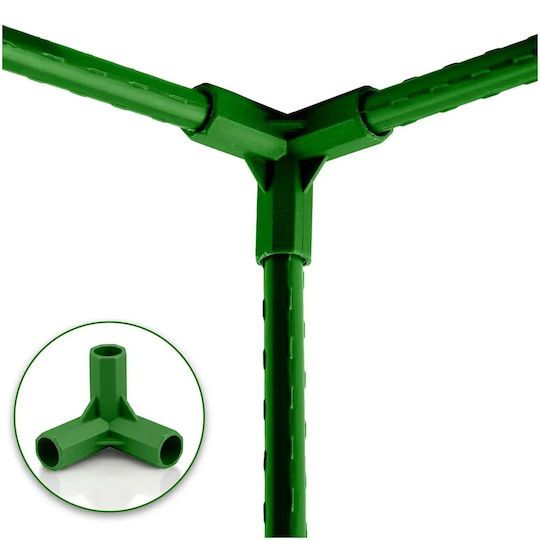Smartic Bamboo Garden Fence 4 Pieces Green