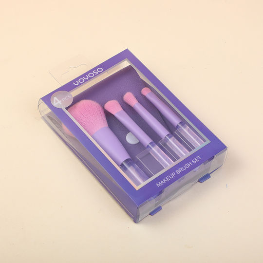 Professional Makeup Brush Set for Foundation 4 Pieces