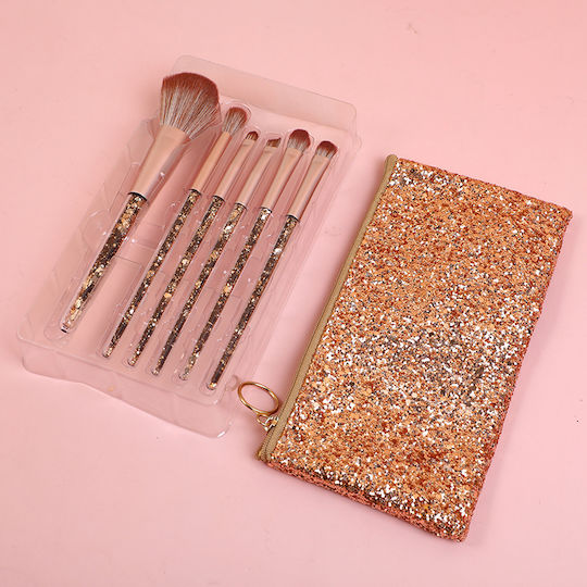 Professional Makeup Brush Set 6 Pieces