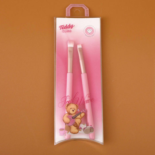 Set With Make Up Brushes For Eye Shadow 2 Pieces