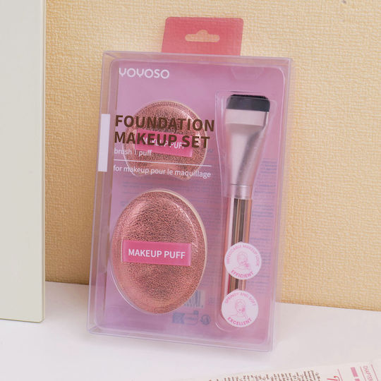 Σετ με Σφουγγαράκια Μακιγιάζ για Foundation 3τμχ
