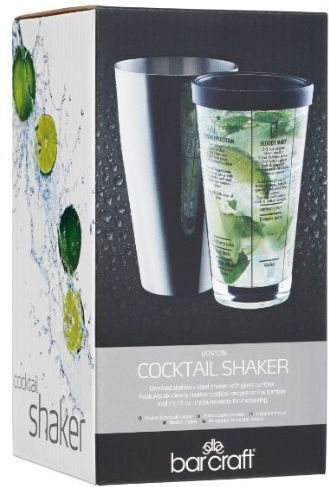 Barcraft Boston Shaker with Capacity 400ml