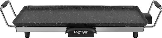Cheffinger Electric Griddle Non-stick Surface Insulated Handles Black