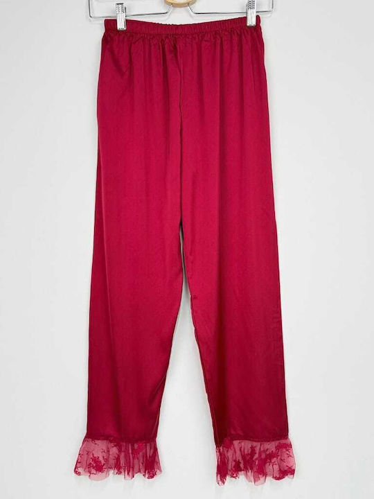 Cootaiya Summer Women's Pyjama Set Burgundy