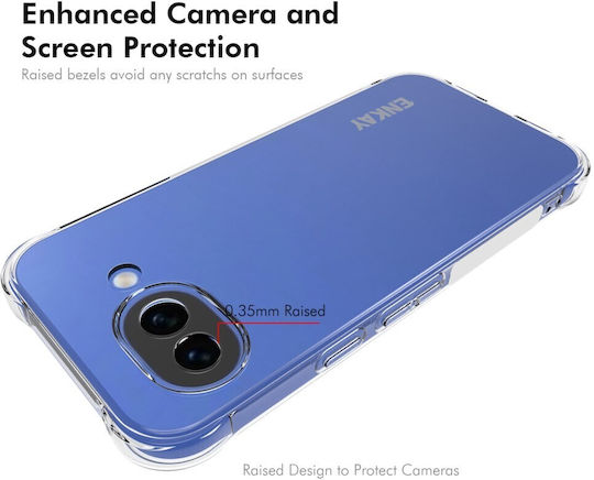 Enkay Hat-prince Задна Корица Силикон Прозрачен Google Pixel 10a