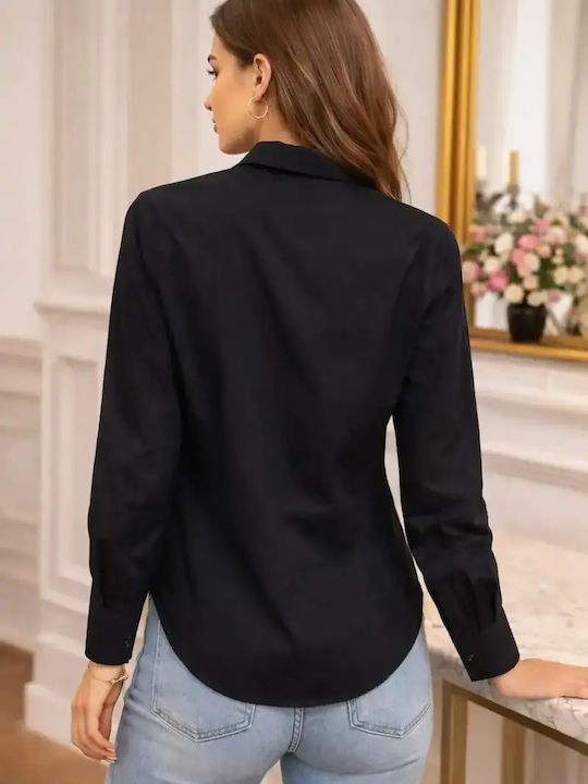 Long Sleeve Women's Shirt Black
