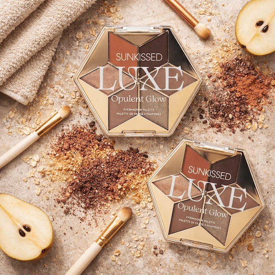 Sunkissed Eyeshadow Παλέτα με Σκιές Ματιών Matte σε Σκόνη 9gr